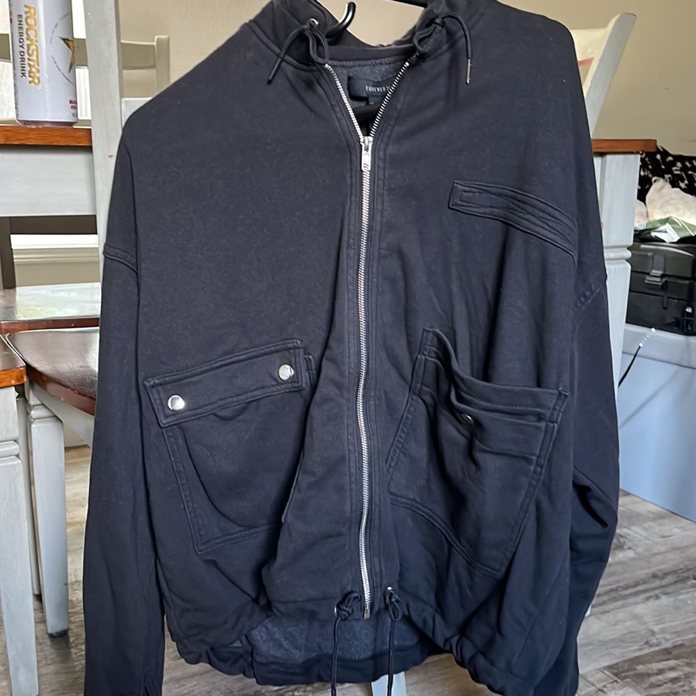 Brand new never worn forever 21 black jacket